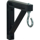 Draper Non-Adjustable Wall Bracket - 75 lb - Black 227213