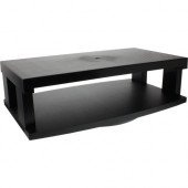 Aleratec Heavy Duty Flat LCD/LED TV Swivel Stand 2-Tier Entertainment Center - 132 lb Load Capacity - 2 x Shelf(ves) - Cabinet, Countertop 250369