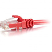 C2g -6ft Cat5e Snagless Unshielded (UTP) Network Patch Cable - Red - Category 5e for Network Device - RJ-45 Male - RJ-45 Male - 6ft - Red 00422
