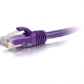C2g -7ft Cat5e Snagless Unshielded (UTP) Network Patch Cable - Purple - Category 5e for Network Device - RJ-45 Male - RJ-45 Male - 7ft - Purple 00467