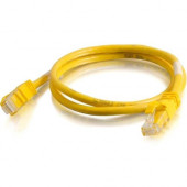 C2g -3ft Cat6 Snagless Crossover Unshielded (UTP) Network Patch Cable - Yellow - Category 6 for Network Device - RJ-45 Male - RJ-45 Male - Crossover - 3ft - Yellow 27871