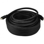 Monoprice Commercial Series Professional Standard HDMI Cable, 75ft Black - 75 ft HDMI A/V Cable for Audio/Video Device - First End: 1 x HDMI Male Digital Audio/Video - Second End: 1 x HDMI Male Digital Audio/Video - 633.60 MB/s - Supports up to 1080 - Gol