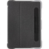 Brenthaven Edge Folio III Carrying Case (Folio) for 10.2" Apple iPad (7th Generation) Tablet - Gray, Translucent - Impact Absorbing Corner, Impact Resistant Corner, Drop Resistant - Polycarbonate, Thermoplastic Polyurethane (TPU) Body - Polyester Fle
