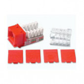 C2g Cat6 RJ45 UTP Keystone Jack - Red - RJ-45, 110-punchdown" 29314