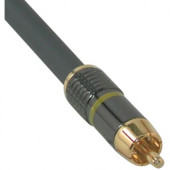 C2g 50ft SonicWave Composite Video Cable - RCA Male - RCA Male - 50ft - Charcoal 29715