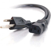 C2g 6ft Universal Power Cord - 16 AWG - NEMA 5-15 to IEC320C13 - 6ft 16 AWG Universal Power Cord (NEMA 5-15P to IEC320C13) TAA - TAA Compliance 25545