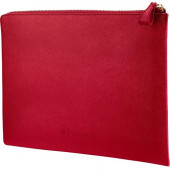 HP Spectra Carrying Case (Sleeve) for 13.3" Notebook - Empress Red - Rain Resistant Interior, Spill Resistant Interior, Scratch Resistant Interior - Leather, Microsuede Interior - Textured - 1" Height x 9.6" Width x 13.8" Depth 2HW35AA