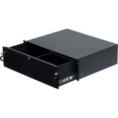 Rack Solution 2U TALL LOCKABLE RACKMOUNT DRAWER: 14IN DEEP; 50 LB WEIGHT CAPACITY, MOUNTS TO F - TAA Compliance 2UDRAWER-162