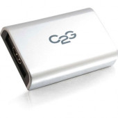 C2g USB to HDMI Adapter with Audio Up To 1080p - 1 x Type B Female Mini USB - 1 x DVI-I (Dual-Link) Female Video - Gray - RoHS Compliance 30547