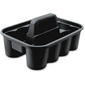 Rubbermaid Commercial Deluxe Carry Caddy - 15" Length x 10.9" Width x 7.4" Height - Black - TAA Compliance 3154-88 BLA