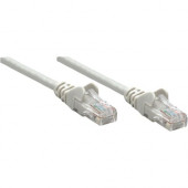 Intellinet Network Solutions Cat5e UTP Network Patch Cable, 3 ft (1.0 m), Gray - RJ45 Male / RJ45 Male 318921