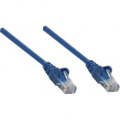 Intellinet Network Solutions Cat5e UTP Network Patch Cable, 3 ft (1.0 m), Blue - RJ45 Male / RJ45 Male 318938