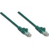 Intellinet Network Solutions Cat5e UTP Network Patch Cable, 3 ft (1.0 m), Green - RJ45 Male / RJ45 Male 318945