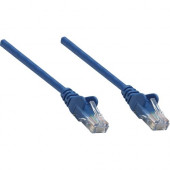 Intellinet Network Solutions Cat5e UTP Network Patch Cable, 7 ft (2.0 m), Blue - RJ45 Male / RJ45 Male 318983