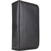 Case Logic 100 Capacity CD Wallet - Wallet - Faux Leather, Koskin - Black - 100 CD/DVD 3200055