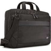 Case Logic Carrying Case (Briefcase) for 15.6" Notebook, Accessories, Tablet PC - Black - Impact Resistant - Checkpoint Friendly - Shoulder Strap, Handle - 11.4" Height x 3.1" Width 3204199