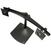 Ergotron DS100 Dual-Monitor Desk Stand - Up to 62lb - Up to 24" Flat Panel Display - Black - TAA Compliance 33-322-200