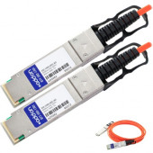 AddOn Dell Compatible TAA Compliant 40GBase-AOC QSFP+ to QSFP+ Direct Attach Cable (850nm, MMF, 7m) - 100% compatible and guaranteed to work - TAA Compliance 332-1364-AOC-AO
