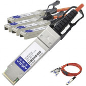 AddOn Dell Compatible TAA Compliant 40GBase-AOC QSFP+ to 4xSFP+ Direct Attach Cable (850nm, MMF, 7m) - 100% compatible and guaranteed to work - TAA Compliance 332-1367-AOC-AO