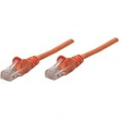 Intellinet Network Solutions Cat5e UTP Network Patch Cable, 3 ft (1.0 m), Orange - RJ45 Male / RJ45 Male 338455