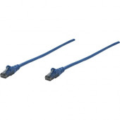 Intellinet Network Solutions Cat6 UTP Network Patch Cable, 1 ft (0.3 m), Blue - RJ45 Male / RJ45 Male 343282