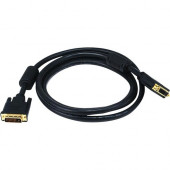 Monoprice 6ft 28AWG Dual Link DVI-D M/F Extension Cable - Black - 6 ft DVI-D Video Cable for PC, Monitor, Projector, HDTV, Video Device - First End: 1 x DVI-D (Dual-Link) Digital Video - Male - Second End: 1 x DVI-D (Dual-Link) Digital Video - Female - 9.