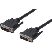 Manhattan Products DVI-D Male to DVI-D Male Digital Video Cable, Single Link, 6 ft (2 m), Black - Supports Existing HD (720p, 1080i and 1080p@60Hz), Enhanced (480p) and Standard (NTSC or PAL) Video Formats 355322