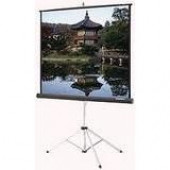 Da-Lite Picture King Portable and Tripod Projection Screen - 69" x 92" - Matte White - 120" Diagonal - TAA Compliance 40149