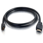 C2g 2m Velocity High Speed HDMI to HDMI Mini Cable with Ethernet (6.6ft) - 6.56 ft HDMI A/V Cable for Audio/Video Device, Cellular Phone, Tablet PC, Smartphone, Tablet - First End: 1 x HDMI Male Digital Audio/Video - Second End: 1 x Mini HDMI Male Digital