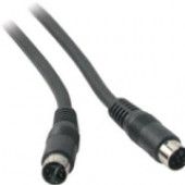 C2g 100ft Value Series S-Video Cable - mini-DIN Male - mini-DIN Male - 100ft - Black 40920