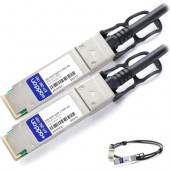 AddOn Brocade 40G-QSFP-QSFP-C-0301 Compatible TAA Compliant 40GBase-CU QSFP+ to QSFP+ Direct Attach Cable (Active Twinax, 3m) - 100% application tested and guaranteed compatible 40G-QSFP-QSFPC0301AO
