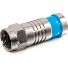C2g RG6 Quad Compression F-Type Connector with O-Ring - 50pk - F Connector - TAA Compliance 41079