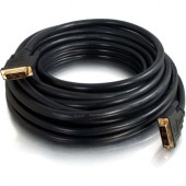 C2g 75ft Pro Series DVI-D CL2 M/M Single Link Digital Video Cable - 75 ft DVI Video Cable for Video Device - First End: 1 x DVI-D (Single-Link) Male Digital Video - Second End: 1 x DVI-D (Single-Link) Male Digital Video - Shielding - Black - RoHS Complian