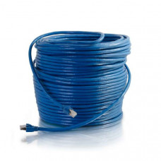 C2g 35ft Cat6 Snagless Solid Shielded Network Patch Cable - Blue - 35 ft Category 6 Network Cable for Network Device - First End: 1 x RJ-45 Male Network - Second End: 1 x RJ-45 Male Network - Patch Cable - Shielding - 23 AWG - Blue 43166