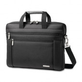 Samsonite Classic Carrying Case for 15.4" to 15.6" Notebook - Black - Ballistic Nylon - Handle, Shoulder Strap - 11.8" Height x 15.8" Width x 1.8" Depth 43271-1041
