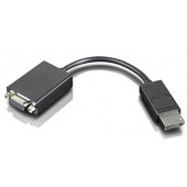 Lenovo ThinkServer Gen 5 DisplayPort to VGA Dongle - 1 x DisplayPort Digital Video - 1 x HD-15 VGA - Black 4X90F92980