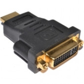 4XEM HDMI Male To DVI-D Female Gold Plated Video Adapter - 1 x HDMI Male Digital Audio/Video - 1 x DVI-D Female Digital Video - Gold Connector 4XHDMIDVIMFA