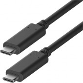 4XEM USB-C to USB-C Cable - 6FT - 6 ft USB Data Transfer Cable for Peripheral Device - First End: 1 x Type C Male USB - Second End: 1 x Type C Male USB - 1.25 GB/s - Shielding - Black 4XUSBCUSBC6