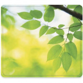 Fellowes Recycled Mouse Pad - Leaves - Leaves - 8" x 9" x 0.1" Dimension - Multicolor - Rubber Base - Skid Proof - TAA Compliant - TAA Compliance 5903801