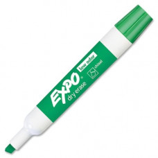Newell Rubbermaid Expo Low-Odor Dry Erase Chisel Tip Markers - Bold Marker Point - Chisel Marker Point Style - Green - TAA Compliance 80004