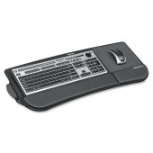 Fellowes Tilt ''n Slide&trade; Keyboard Manager - 3.4" Height x 11.5" Width x 29.3" Depth - Black 8060101
