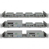 Omnitron Systems 1U Rack-Mount Shelf - For LAN Switch, Patch Panel - 1U Rack Height x 19" Rack Width - Rack-mountable 8260-0