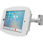 Compulocks Brands Inc. iPad Pro (12.9") Secure Space Enclosure with Swing Arm Kiosk White - 12.9" Screen Support - White - TAA Compliance 827W290SENW
