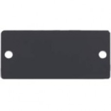 Kramer Wall Plate Insert - Blank Slot Cover Plate - Black - 0.9" Height - 2" Width - 0.1" Depth 85-820299