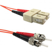 Weltron 10m ST/SC Multi-Mode 62.5/125M Orange Fiber Patch Cable - 32.81 ft Fiber Optic Network Cable for Network Device - First End: 2 x - Second End: 2 x - Patch Cable - Orange 90-2001-10M