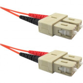 Weltron 10m SC/SC Multi-Mode 62.5/125M Orange Fiber Patch Cable - 32.81 ft Fiber Optic Network Cable for Network Device - First End: 2 x - Second End: 2 x - Patch Cable - Orange 90-2002-10M