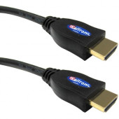 Weltron Weltron Hi-Speed w/ Ethernet HDMI Cables - HDMI A/V Cable for Projector, TV - First End: 1 x HDMI Male Digital Audio/Video - Second End: 1 x HDMI Male Digital Audio/Video - Shielding - Black 91-804-20M