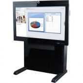ClearOne COLLABORATE Monitor Stand - Up to 65" Screen Support - 800 lb Load Capacity - Floor Stand 911-401-001