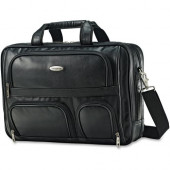 Samsonite Carrying Case (Briefcase) for 15.6" Notebook - Black - Shoulder Strap, Handle - 12" Height x 12" Width x 6.5" Depth 932925