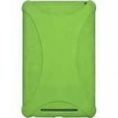 Amzer Silicone Skin Jelly Case - Green - For Tablet - Green - Shock Absorbing, Drop Resistant, Bump Resistant, Dust Resistant, Scratch Resistant, Damage Resistant, Tear Resistant, Strain Resistant, Stretch Resistant, Pinch Resistant - Silicone, Jelly 9438